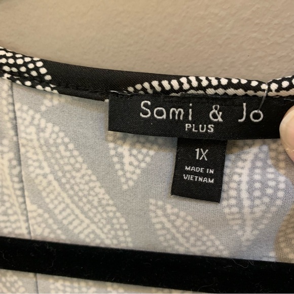 Sami &amp; Jo | Dresses | Sami Jo Plus Size Leaf Print Dress | Poshmark